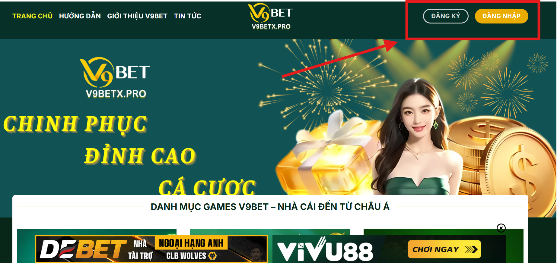 Trang chủ 48 Chơi Cá Cược tại V9BET